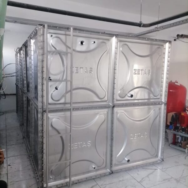 Galvaniz Modüler Su Deposu 2 galvaniz modüler su deposu