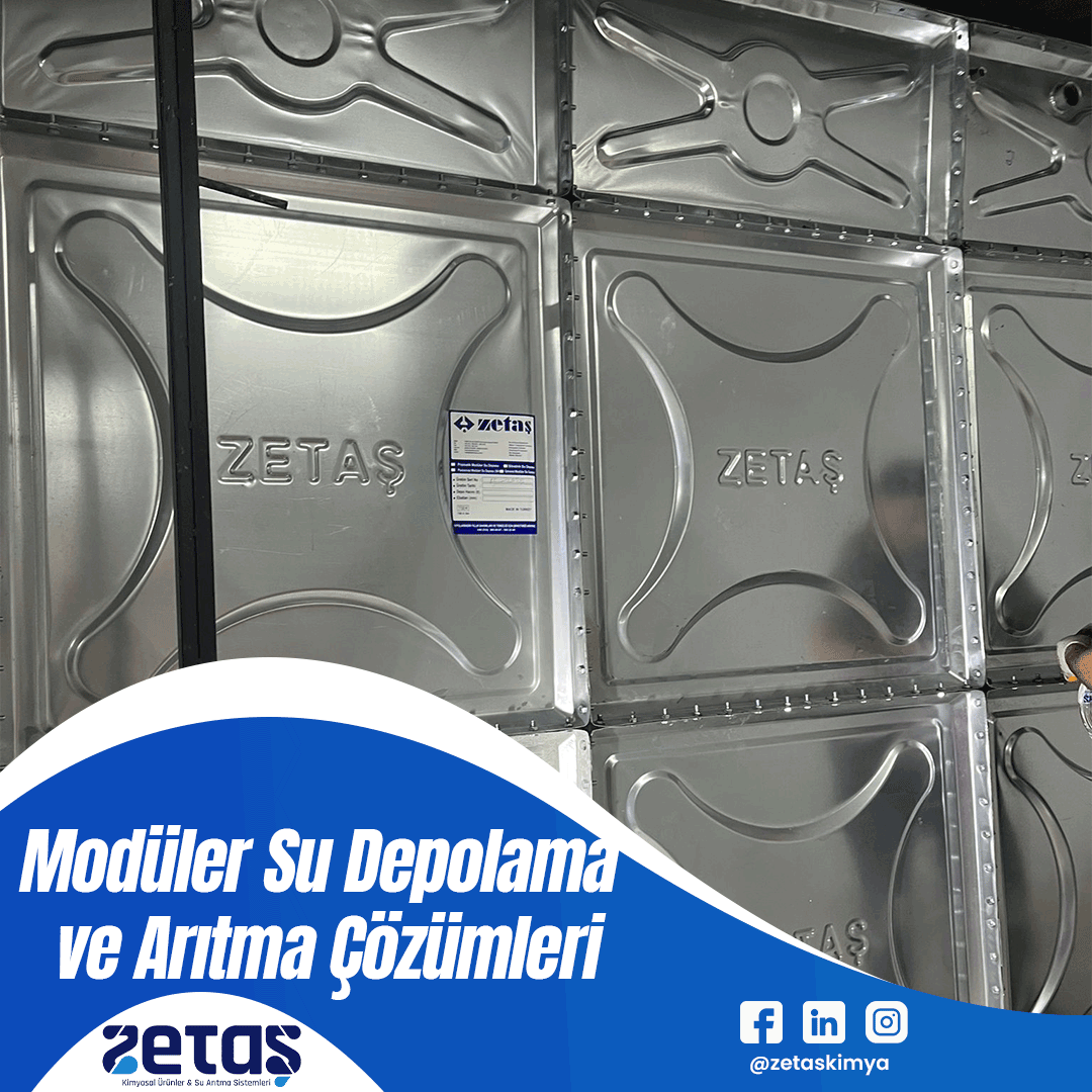 Sürdürülebilir Su Yönetiminde Zetaş Kimya’nın Rolü: Modüler Su Depolama ve Arıtma Çözümleri