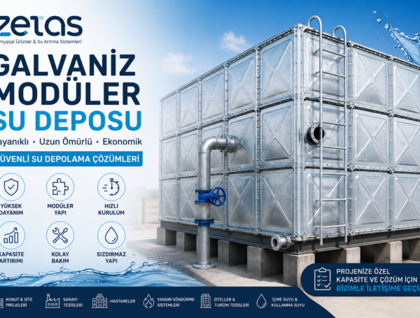 Galvaniz Modüler Su Deposu Nedir? Avantajları, Özellikleri ve Kullanım Alanları