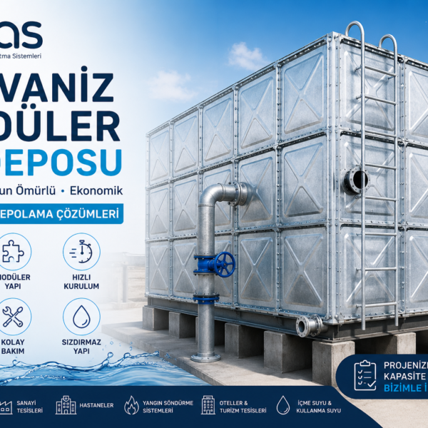 Galvaniz Modüler Su Deposu Nedir? Avantajları, Özellikleri ve Kullanım Alanları