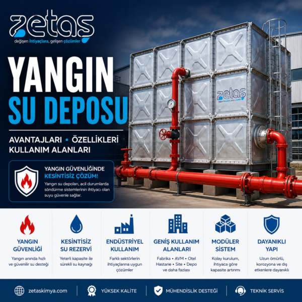 Yangın Su Deposu Nedir? Avantajları, Özellikleri ve Kullanım Alanları